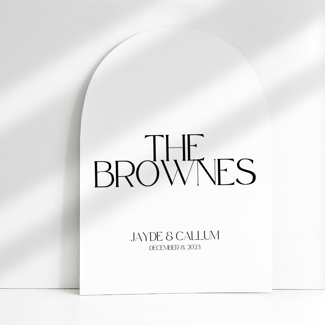 Jayde | Wedding Welcome Sign