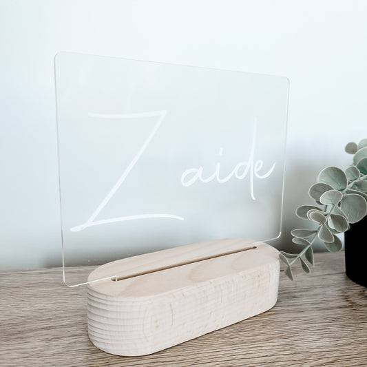 Personalised LED Night Lights - Name Only