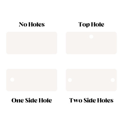 Rectangle Acrylic Place Card